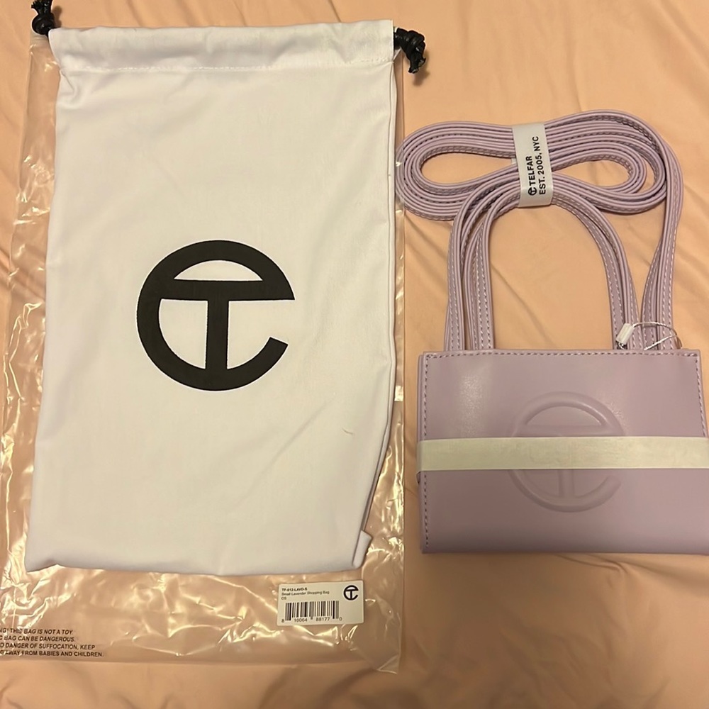 TELFAR- Small Lavender Shopping Bag
